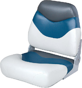 Wise Seating 8WD999PLS-842 Seat Mid-Back White/navy/char - LMC Shop