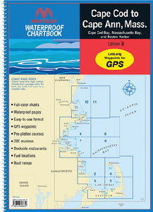 Maptech WPB02403 Chartbook Cap Cod-Cap Ann Ma - LMC Shop