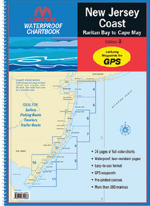 Maptech WPB036003 Chartbook New Jersey Coast - LMC Shop
