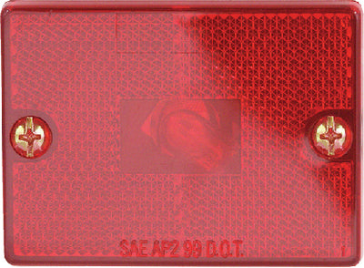 Optronics MC36RBP Clrnce Mrkr Sq Red Std Mnt - LMC Shop