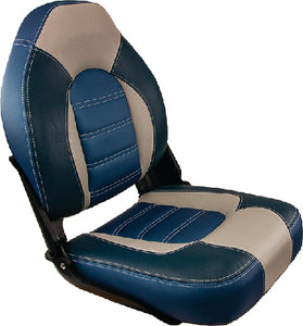 Springfield Marine 1061069-B Skipper High Back Blue Gray - LMC Shop