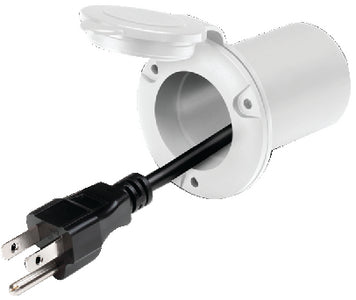 Pro Mariner 51310 Univeral Ac Plug Holder+ White - LMC Shop