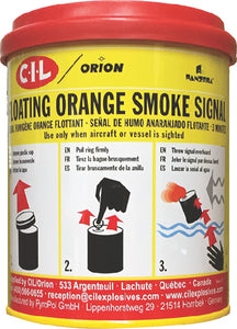 Orion Safety Products 801 Floating Orange Smoke Solas @4 - LMC Shop