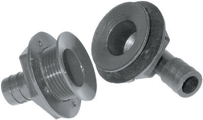 T-H Marine APD-1-DP Straight Drain Black - LMC Shop