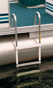 Garelick 15240-G 4 Step Pontoon Ladder - LMC Shop