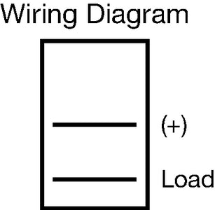 JR Products 12585 Labeled 12v On/off Switch Wht - LMC Shop