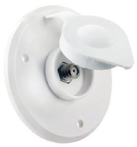 JR Products 476-B-2-a Cable Tv Plate Polar White - LMC Shop