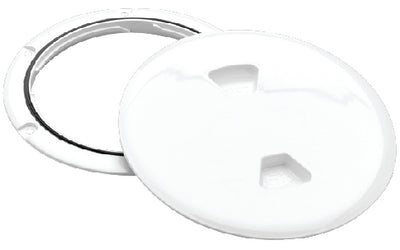 Beckson Marine DP50-W 5 Wht Screwin Dp W/overlap Cov - LMC Shop