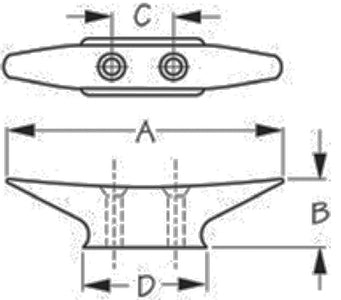 Sea-Dog Line 42103 3 Bronze Cleats - LMC Shop
