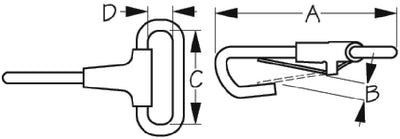 Sea-Dog Line 139896-1 Stainless Spring Snap - 1in - LMC Shop