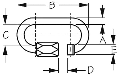 Sea-Dog Line 153010-1 Quick Link 3-1/2in Ss - LMC Shop