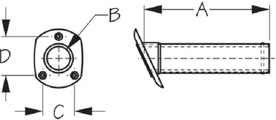 Sea-Dog Line 325175-1 Rod Holder Flush Mnt W/cap Ss - LMC Shop