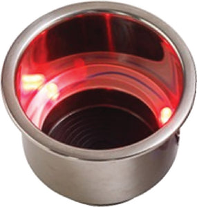 Sea-Dog Line 588071-1 Red Led Drink Holder W/drain - LMC Shop
