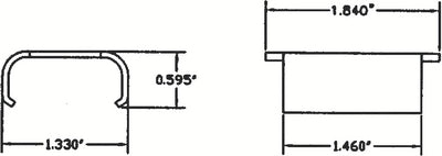 Camso AFT012011010 Clip flat1.460 Wide Bag/10 - LMC Shop