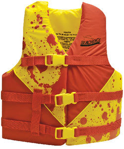 Seachoice 86170 Red/yel Dlx Youth Vest 24 -29 - LMC Shop