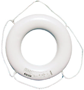 Cal-June GW-X-24 24 White Ring Buoy W/o Strap - LMC Shop