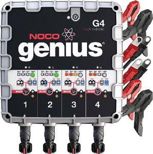 Noco G4 4.4a 4-Bank Smart Battery Char - LMC Shop