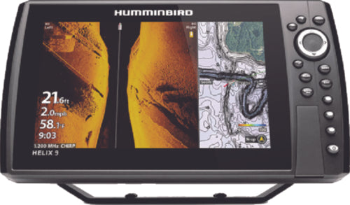Humminbird 4113801CHO Helix 9 CHIRP MEGA SI+ Fishfinder/Chartplotter/GPS G4N CHO (No Tansducer) - LMC Shop