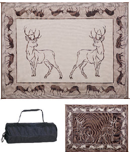 Ming's Mark PA1 Mat-Deer 9'x12' Blk-Brn-Beige - LMC Shop