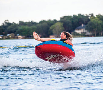 Jobe 230117001 Rumble 1 Person Open Top Inflatable Towable, Blue - LMC Shop