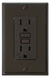 Diamond Group DG15BVP Gfi Receptacle W/ Lt Brwn - LMC Shop