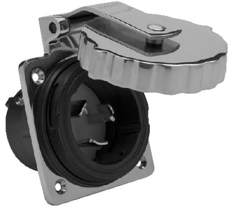 Marinco_Guest_AFI_Nicro_BEP 6371EL Power Inlet S/s 50a/125v - LMC Shop