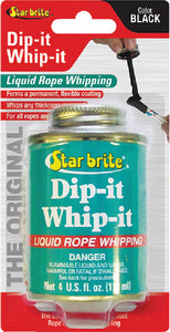 Starbrite 84908 Dip-It-Whip-It 4 Oz Black - LMC Shop