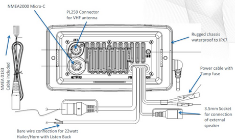 LOWRANCE LINK-8 VHF Radio 000-10789-001 - LMC Shop