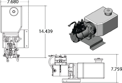 AP Products 014-141111 Power Unit 643150 W/ Sm Parts - LMC Shop