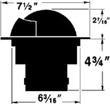 Ritchie Navigation FB500 Compass Globemaster 5in Blk - LMC Shop