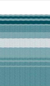 Carefree Fiesta™ Old Style Patio Awning w/White Weatherguard and spring casing, Teal, 19' - LMC Shop