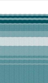 Carefree Fiesta™ Old Style Patio Awning w/White Weatherguard and spring casing, Teal, 19' - LMC Shop