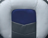 Wise Seating 3304-1880 Seat Pro-Angler Grey Blu Char - LMC Shop