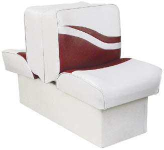 Wise Seating 8WD1130-925 Lounge Seat 10  White-Red - LMC Shop