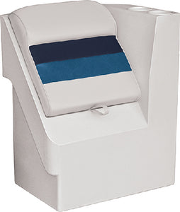 Wise Seating 8WD1305R-1008 Rh Lean Back White-Navy-Blue - LMC Shop