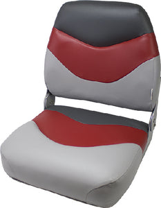 Wise Seating 8WD999PLS-841 Seat Mid-Back Grey/red/char - LMC Shop