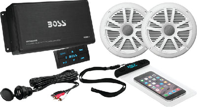 Boss Audio Systems ASK902B.6 Amplifier Kit 2-Ch Bt W/2spkrs - LMC Shop