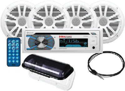 Boss Audio Systems MCK508WB.64S Marine Receiver   Speaker Pkg - LMC Shop
