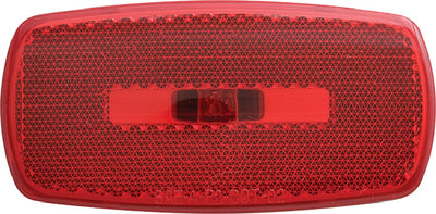 Optronics MC32RBBP Marklight Oval Rv Blkbase Red - LMC Shop