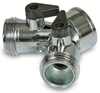 Camco_Marine 20113 Metal Garden Hose  Y  Valve - LMC Shop