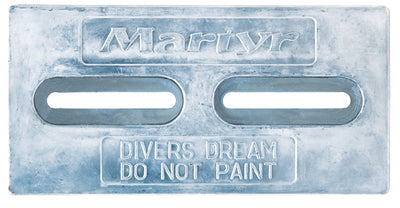 Martyr Anodes CMDIVERMINI Hull Anode 4inx6in Plate - LMC Shop