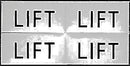 Bernard Engraving IL06 Identi Label  Lift  4/pk - LMC Shop