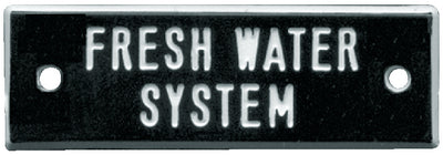 Bernard Engraving IP052 Nameplate-Fresh Water Sys 5/pk - LMC Shop