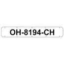 Bernard Engraving RP2400W 24 Registration Plates-White - LMC Shop