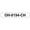 Bernard Engraving RP3200W 4 X 32.5 Wht Reg. Plates Pr/pk - LMC Shop