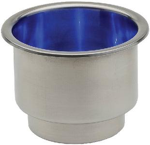 Attwood Marine 11786B-7 Cup Holder-Ss Led Blue - LMC Shop