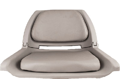 Attwood Marine 98391GY Padded Fldg Fish Seat Gray - LMC Shop