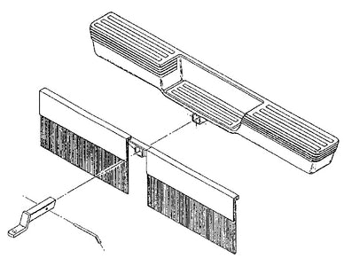 Splash Stop (Industrial Brush) 3009796 Rec Hitch Mount Splash Stop - LMC Shop