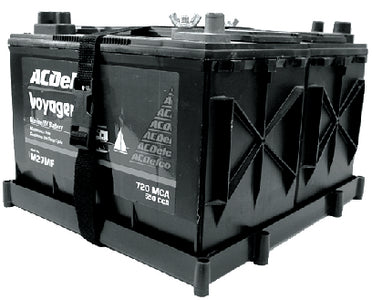 T-H Marine DBH27PDP Dual Battery Tray W/polystrap - LMC Shop