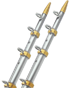 Taco Metals OT-0551VEL186 18'silver/gold Tele Outrigger - LMC Shop